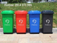 Thùng rác nhựa 60l giá rẻ trên thị trường Thùng rác nhựa 60l giá rẻ trên thị trường