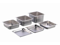 Khay inox GN 1/2 sâu 65, khay inox trưng bày bufet Khay inox GN 1/2 sâu 65, khay inox trưng bày bufet