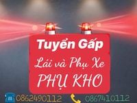 Thông báo! TUYỂN +> 30 Nam Phụ kho siêu thị. 15 tài xế + phụ xe Thông báo! TUYỂN +> 30 Nam Phụ kho siêu thị. 15 tài xế + phụ xe
