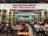 Sang nhà hàng 200m2 hệ thống bếp hiện đại mặt tiền Đống Đa Sang nhà hàng 200m2 hệ thống bếp hiện đại mặt tiền Đống Đa