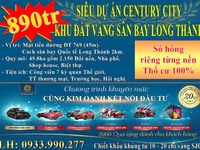 Century City - Siêu Dự Án TP Sân Bay Long Thành. Giá Gốc CĐT Century City - Siêu Dự Án TP Sân Bay Long Thành. Giá Gốc CĐT
