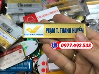 In thẻ tên cài áo, name tag các loại In thẻ tên cài áo, name tag các loại
