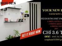 Nhà đẹp rẻ 552/28 Hưng Phú phường 9 Q.8 TP.HCM