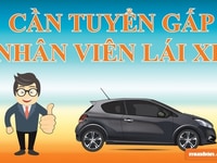 Tuyển gấp 01 Lái xe gia đình tại Vinhomes Long Biên. Tuyển gấp 01 Lái xe gia đình tại Vinhomes Long Biên.