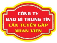 Công ty bao bì Trung Tín cần tuyển nhân viên: