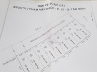 Bán đất hẻm 83/20 phạm văn bạch,f15 tân bình dt 4x12 giá 4,550 tỷ Bán đất hẻm 83/20 phạm văn bạch,f15 tân bình dt 4x12 giá 4,550 tỷ