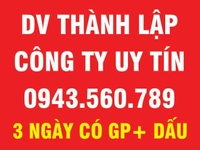 Thành lập Công Ty trọn gói 1,2 triệu, miễn phí kế toán 3 tháng