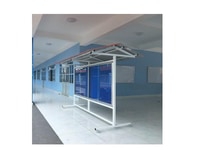Bảng thông báo cửa kiếng có gắn khóa 120x200x15cm Bảng thông báo cửa kiếng có gắn khóa 120x200x15cm