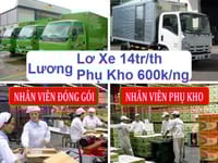 Tuyển Phụ Xe Lương 14tr/ Tháng Phụ Kho 600k/ Ngày Tuyển Phụ Xe Lương 14tr/ Tháng Phụ Kho 600k/ Ngày