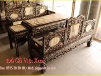 Bộ Ghế Trường Kỷ Tam Sơn - Cẩn Ốc Xà Cừ 7 Màu - Hàng Xưa Đẹp Xuất Sắc Bộ Ghế Trường Kỷ Tam Sơn - Cẩn Ốc Xà Cừ 7 Màu - Hàng Xưa Đẹp Xuất Sắc