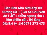 Cần Bán Nhà Mặt Tiền Khu Chu Văn An ( Đường số 1) .Kế Bên Vinmart Cần Bán Nhà Mặt Tiền Khu Chu Văn An ( Đường số 1) .Kế Bên Vinmart