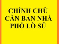 Bán nhà 73 Lò Sũ, quận Hoàn Kiếm, Hà Nội, diện tích 56,5 m2