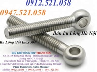 Bu lông mắt M12 x 100 inox 304 Din 444,bu lông mắt các loại M6 - M20.. Bu lông mắt M12 x 100 inox 304 Din 444,bu lông mắt các loại M6 - M20..