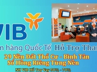 Ngân hàng VIB thông báo hỗ trợ bán tài sản quận bình tân TPHCM