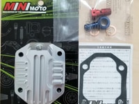 Nắp trang trí đầu bò 4 lỗ cnc hàng minimoto của Nhật Bản Nắp trang trí đầu bò 4 lỗ cnc hàng minimoto của Nhật Bản
