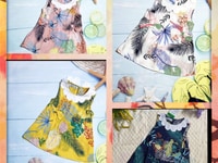 Thanh lý lô đầm chất lụa tằm và set cotton KATA KIDS FASHION siêu rẻ Thanh lý lô đầm chất lụa tằm và set cotton KATA KIDS FASHION siêu rẻ