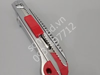 Dao rọc giấy 5 lưỡi 18mm, vỏ bọc hợp kim cao cấp Dao rọc giấy 5 lưỡi 18mm, vỏ bọc hợp kim cao cấp