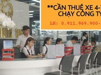Cần thuê xác xe 7 chỗ, kí hợp đồng trực tiếp với công ty