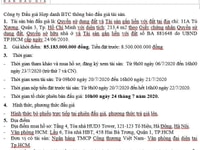 Công ty Đấu giá Hợp danh BTC thông báo đấu giá tài sản Công ty Đấu giá Hợp danh BTC thông báo đấu giá tài sản
