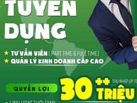 Tuyển gấp: 10 bạn Quản lý kinh doanh, hỗ trợ & phát triển đội nhóm Tuyển gấp: 10 bạn Quản lý kinh doanh, hỗ trợ & phát triển đội nhóm
