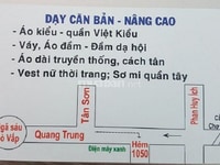 Chiêu sinh lớp cắt may thời trang công nghiệp tại Quang Trung, Gò Vấp