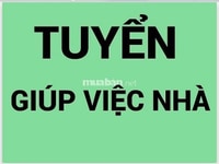 Cần tuyển nữ giúp việc nhà, tuổi 18-45, bao ăn ở, lương 8 triệu Cần tuyển nữ giúp việc nhà, tuổi 18-45, bao ăn ở, lương 8 triệu