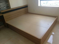 Giường gỗ công nghiệp MDF phủ melamine cực sang Giường gỗ công nghiệp MDF phủ melamine cực sang