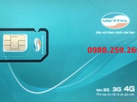 Sim số đẹp Viettel trả trước xxxx.259.260 đầu số 0988 chỉ 1 triệu 700k Sim số đẹp Viettel trả trước xxxx.259.260 đầu số 0988 chỉ 1 triệu 700k