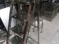 Thang xếp inox tấm cao cấp 201 Thang xếp inox tấm cao cấp 201