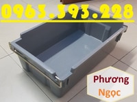Thùng nhựa đựng linh kiện có quai sắt, sóng nhựa bít A2, thùng nhựa Thùng nhựa đựng linh kiện có quai sắt, sóng nhựa bít A2, thùng nhựa