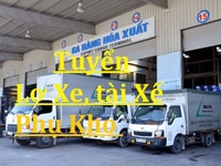 Bình Dương Cần Gấp 10 Lái xe tải 20 Lơ xe Giao Hàng, 30 Nam Phụ Kho Bình Dương Cần Gấp 10 Lái xe tải 20 Lơ xe Giao Hàng, 30 Nam Phụ Kho