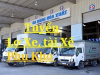 Tuyển Nam lái xe và phụ xe và phụ kho hàng làm tại tiền giang Tuyển Nam lái xe và phụ xe và phụ kho hàng làm tại tiền giang