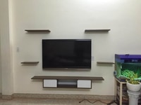 Kệ tivi treo tường từ gỗ MDF cực đẹp, giá rẻ Đà Nẵng Kệ tivi treo tường từ gỗ MDF cực đẹp, giá rẻ Đà Nẵng