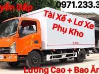 TPHCM : tuyển Nam Lơ Xe + Phụ Kho + Lái Xe Lương Cao TPHCM : tuyển Nam Lơ Xe + Phụ Kho + Lái Xe Lương Cao