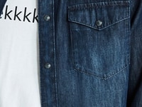 Áo sơmi nam denim JACK&JONES tay dài giả jean Áo sơmi nam denim JACK&JONES tay dài giả jean