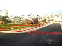 Lô Góc 8x8 Đường Trần Văn Mười Đối Diện C.Viên Xây Dựng Ngay