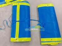 Lưới PVC may viền chắn lan can công trình Lưới PVC may viền chắn lan can công trình