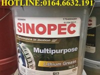 Mỡ Chịu Nhiệt Sinopec Lithium Grease NLGI2 xô 17Kg Mỡ Chịu Nhiệt Sinopec Lithium Grease NLGI2 xô 17Kg