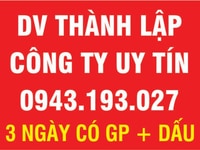 Thành lập Công Ty trọn gói 1,2 triệu, miễn phí kế toán 3 tháng