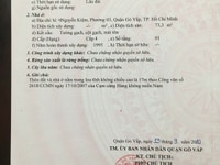 Nhà Mặt Tiền Đường Nguyễn Kiệm. 3,45x28m. Phường 3. Nhà Mặt Tiền Đường Nguyễn Kiệm. 3,45x28m. Phường 3.