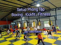Setup phòng tập boxing, kickfit , fitness Setup phòng tập boxing, kickfit , fitness