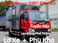 TÂN BÌNH : Cần gấp Nam Lơ Xe Tải và Phụ Kho Bốc Xếp Lương Cao TÂN BÌNH : Cần gấp Nam Lơ Xe Tải và Phụ Kho Bốc Xếp Lương Cao