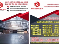 BĐS ĐIỀN THỊNH PHÁT Cho thuê kho xưởng (giá siêu rẻ) Bình Tân
