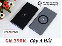 Pin dự phòng Borofone BT16 sạc được có dây, không dây Pin dự phòng Borofone BT16 sạc được có dây, không dây