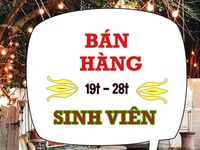 Việc làm cho sinh viên khu vực quận gò vấp Việc làm cho sinh viên khu vực quận gò vấp