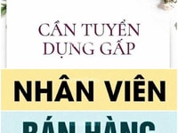 Cần tuyển 4 nhân viên bán hàng tại siêu thị MiNi Cần tuyển 4 nhân viên bán hàng tại siêu thị MiNi