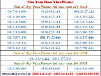 Danh Sách Sim Số Đẹp Tam Hoa - Chọn Sim Số VinaPhone Trả Sau Danh Sách Sim Số Đẹp Tam Hoa - Chọn Sim Số VinaPhone Trả Sau