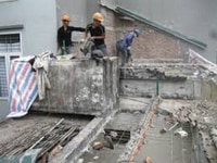 Phá dỡ nhà cũ tại Hà Nội, chuyên nhận thi công tháo dỡ các loại nhà