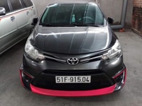 Bán xe Toyota Vios 2016 số sàn, màu đen, xe nhà sử dụng rất kỹ