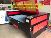 Máy cắt vải laser 2 đầu 130w giá hạ nhiệt chỉ 90 triệu Máy cắt vải laser 2 đầu 130w giá hạ nhiệt chỉ 90 triệu